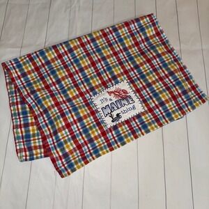 Kay Dee It's A Maine Thing Kitchen Tea Towel State Fun Decor Red Colorful Plaid